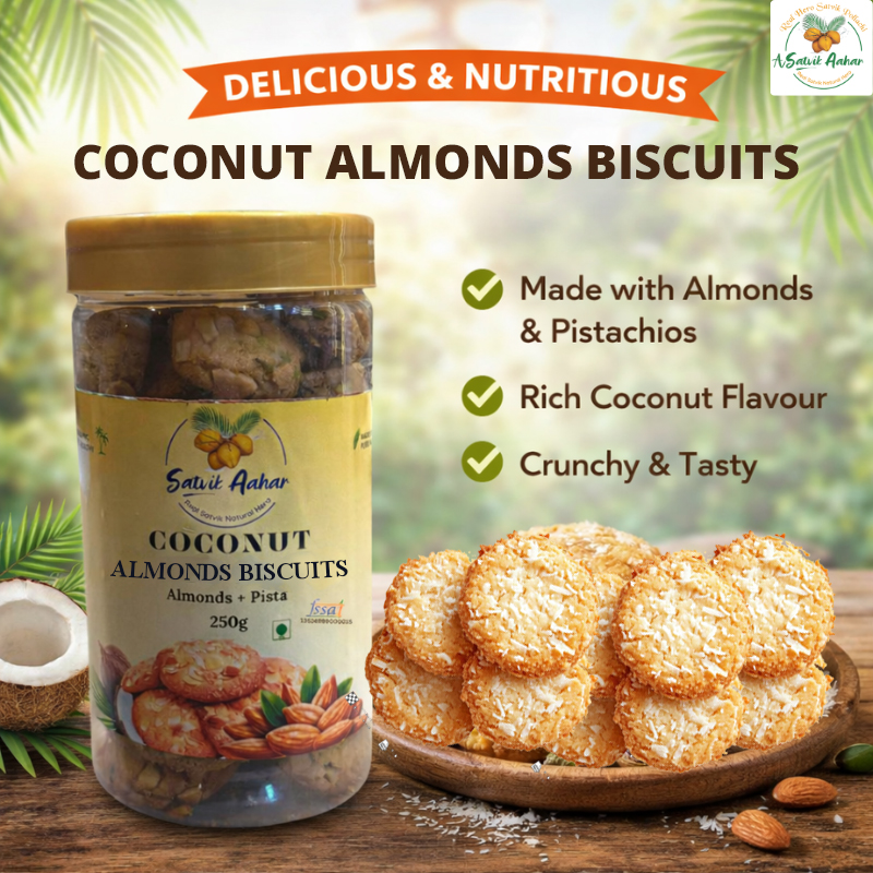 Coconut Almonds Biscuits Coconut Almonds Biscuits